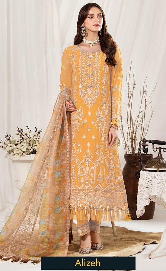 Alizeh-Embroidered-Chiffon Zayur Dhaagay V03D04