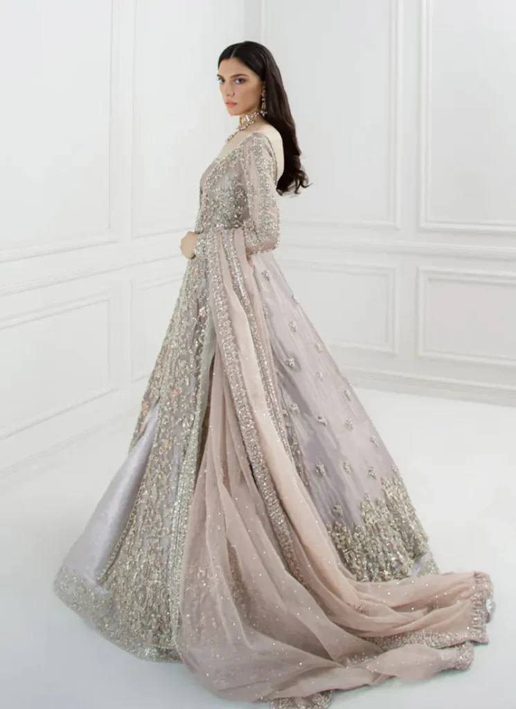 Grey Bridal Gown with Open Front Video