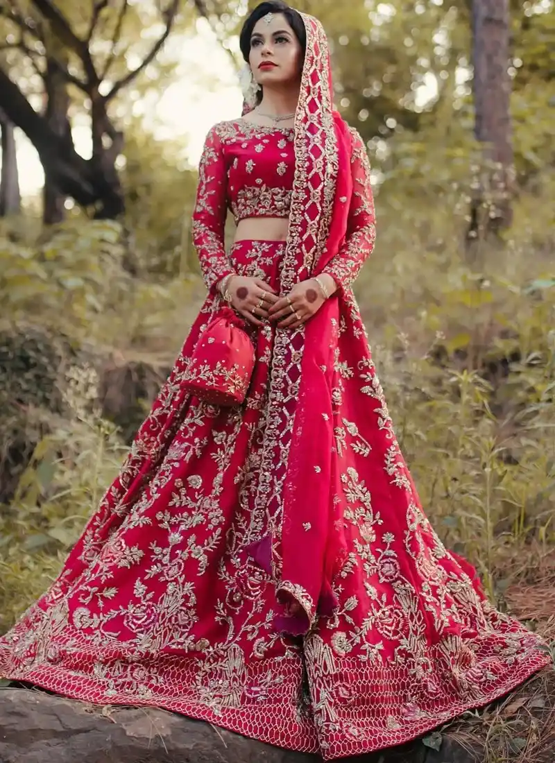 Pink Bridal Lehenga Pink Bridal Lehenga