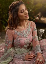 Light Pink Bridal Lehenga with Choli Video
