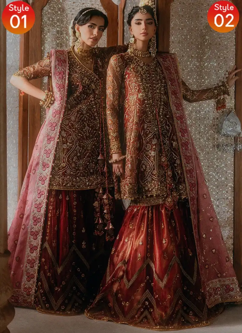 Dark Green Salwar Kameez For Wedding Guests Dark green wedding guest suit with hand embroidery, decorative borders and tassel finishing