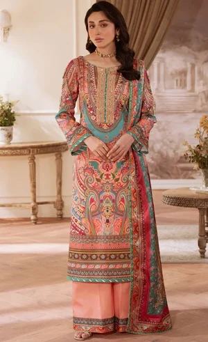 Peach Color Punjabi Suit​ For Wedding Guests 1 (1)