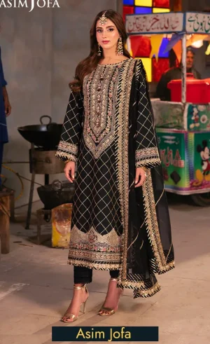 Embroidered Twisted silk - AJKK-02