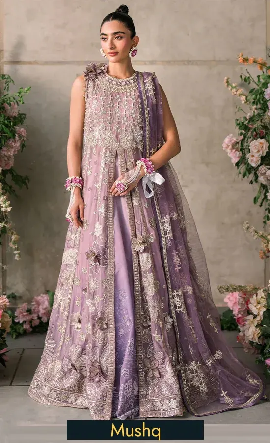 Embroidered Chiffon -Sana 105U Embroidered Chiffon -Sana 105U
