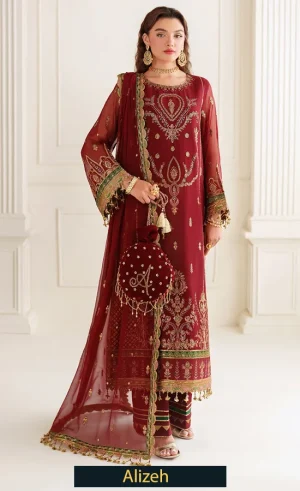 Embroidered Chiffon - AF-DUA-3023-Roop