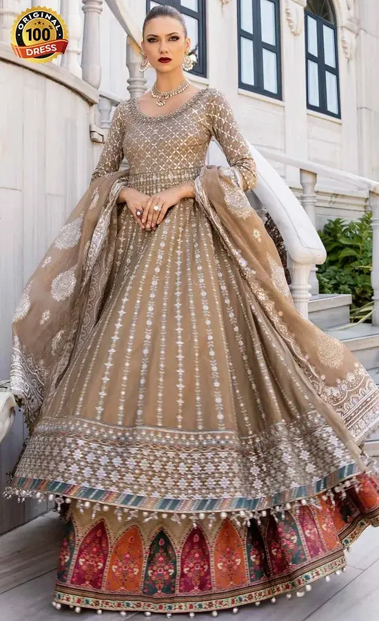 Brown Maxi Dress For Wedding Guests
