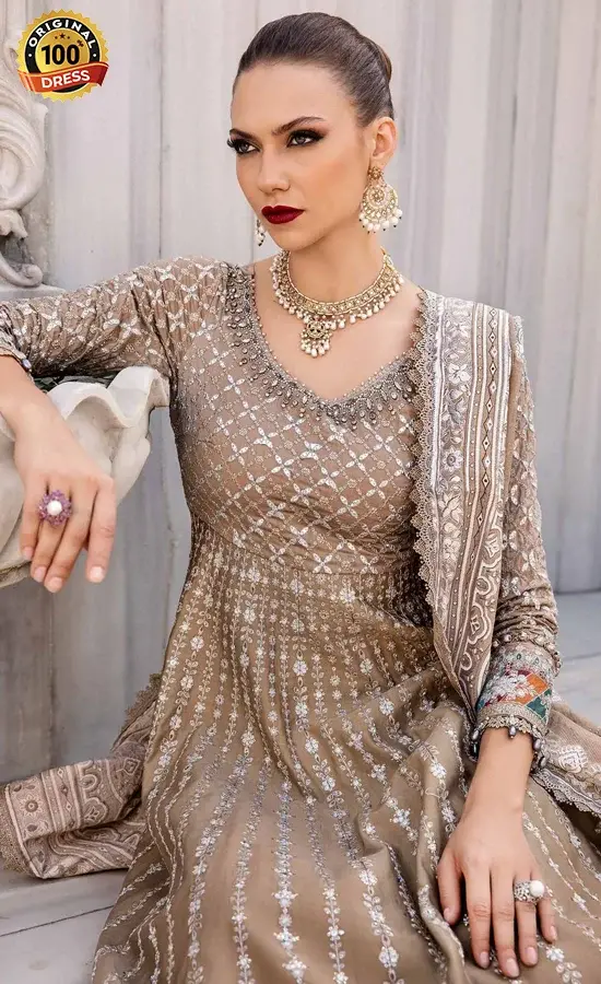 Brown Maxi Dress For Wedding Guests