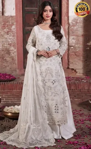 White Sharara Suit for Women For Wedding Guestsss (4)