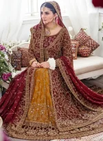 Amaryllis Jewels Maroon Farshi Lehenga Video