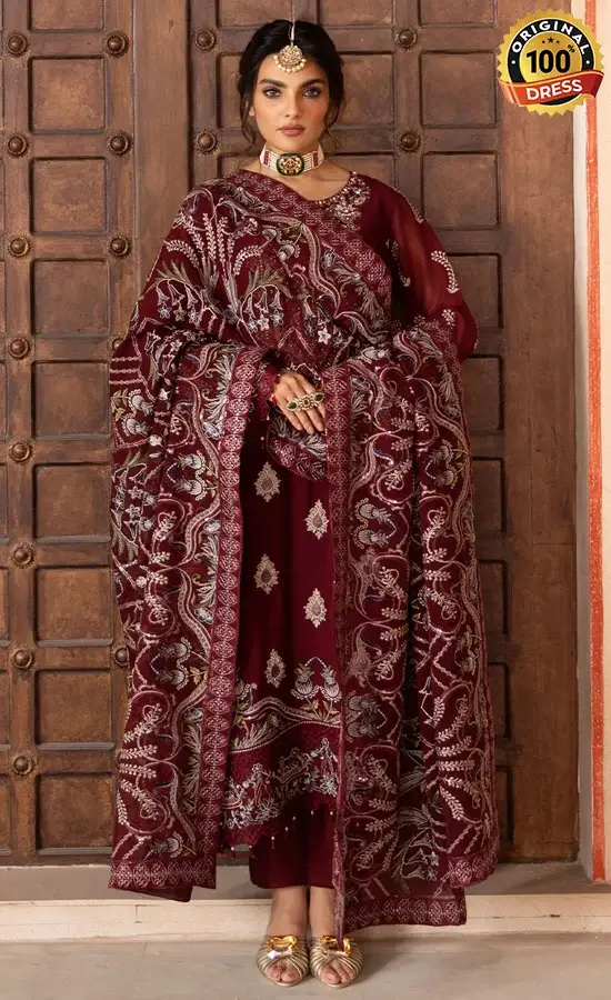 Embroidered Chiffon - T-301