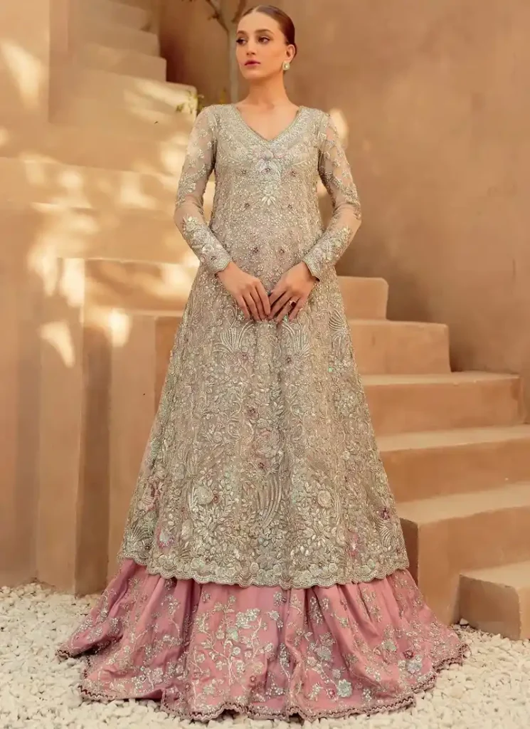 Frost Pink Walima Lehenga Video