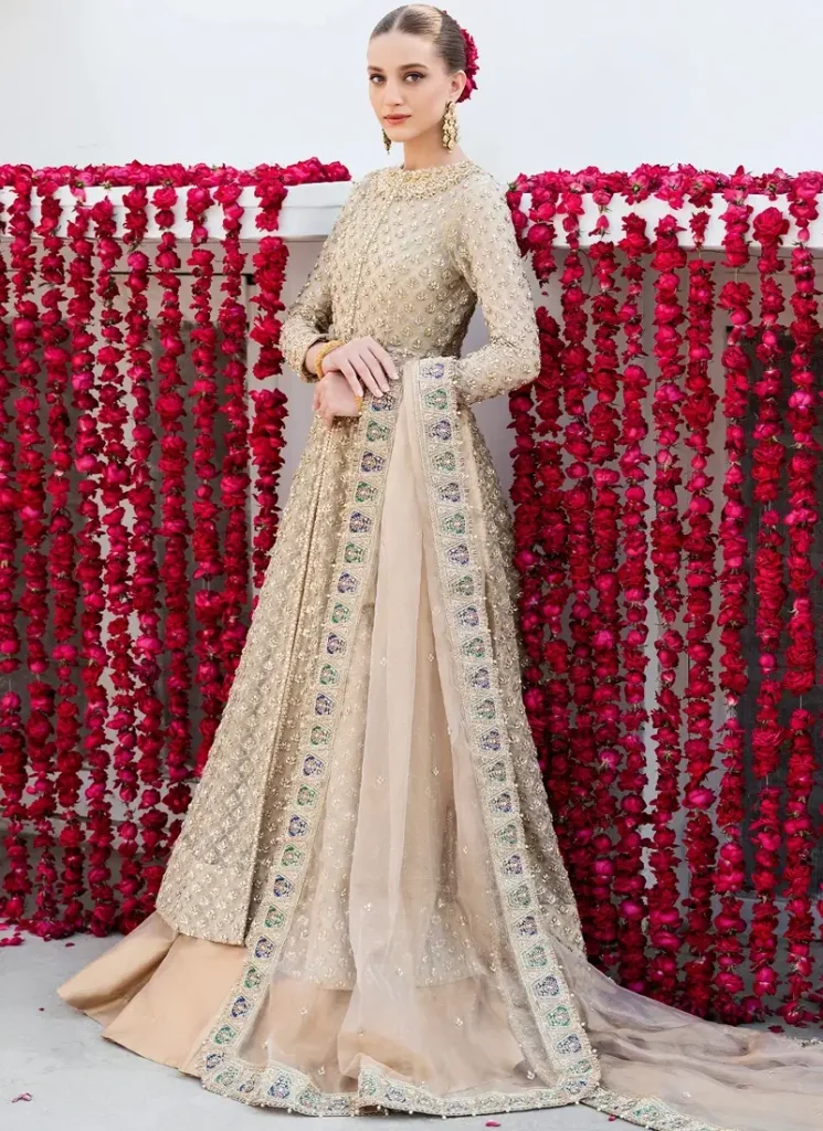 Ivory Nikkah Jacket Lehenga Video