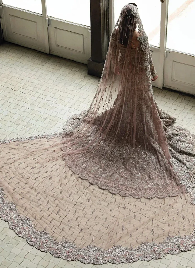 Dusty Pink Bridal Lehenga Kurti Video