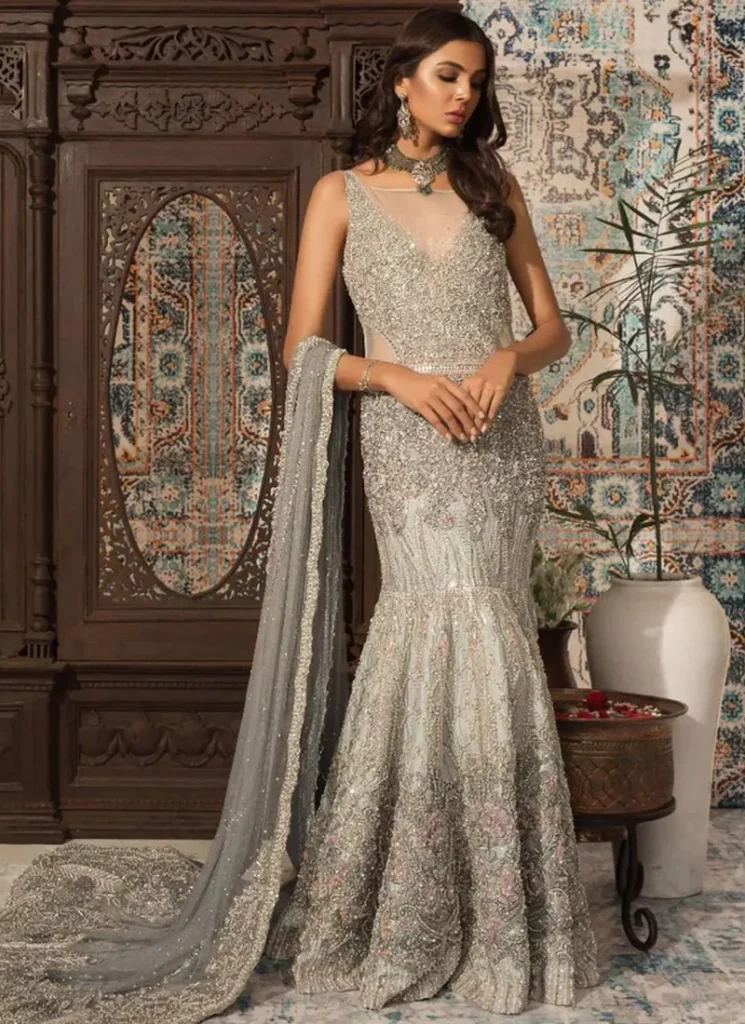 Green Bridal Gown with Mermaid Silhouette Video