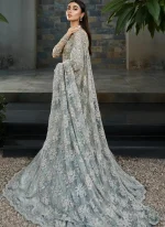 Bridal Lehenga Saree with Long Trail Video