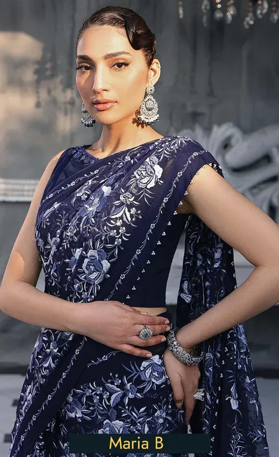 Champagne Saree For Wedding Guestsss (2)