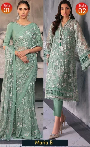 Maria B Saree For Wedding Guestss (3)