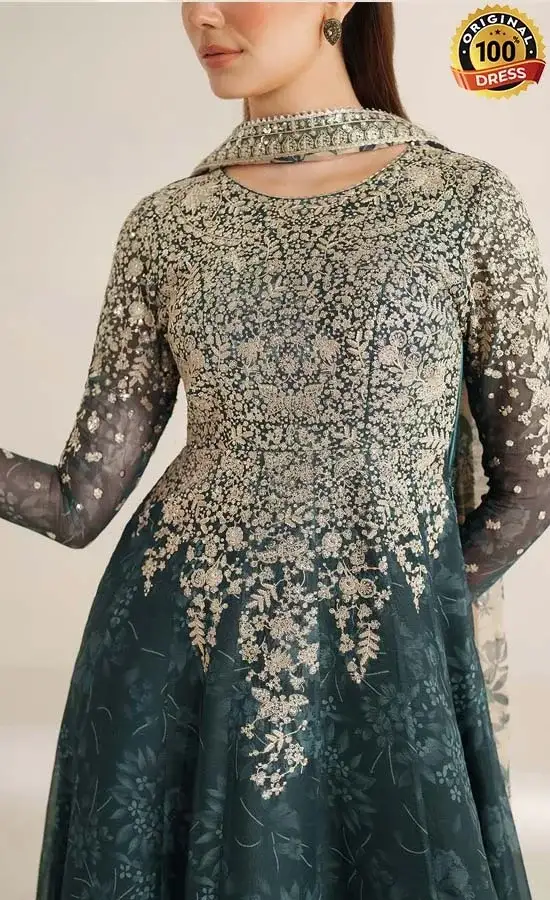 Embroidered Chiffon UC-3108 Dress (4)