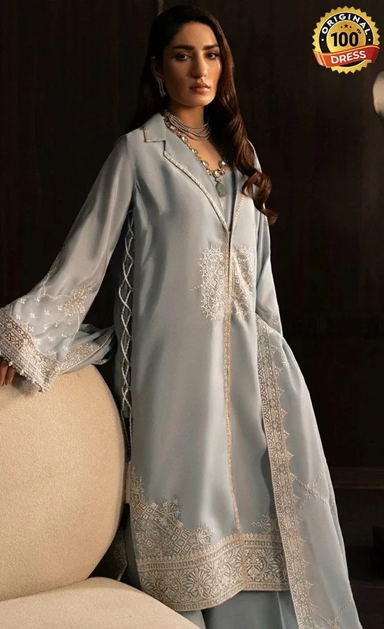 Embroidered Tussar Silk VOL 1 LOOK 05 Dress (3)