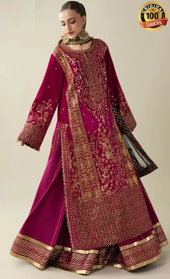 Embroidered Velvet AJULM-03 (2)