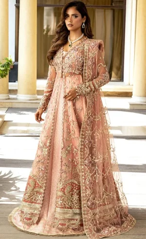 Peach Lehenga For Wedding Guestsss (3)