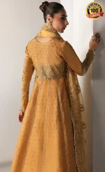 Orange bridesmaid Gown For Wedding Guests (1)