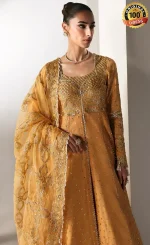 Orange bridesmaid Gown For Wedding Guests (3)
