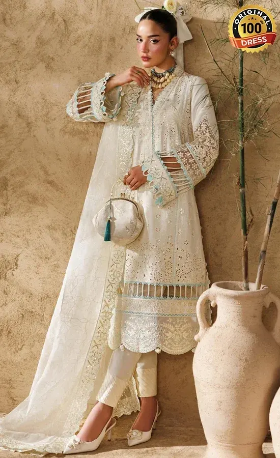 Akbar Aslam Embroidered Lawn Sylvan Dress (4)