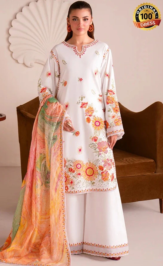Maryum N Maria Embroidered Lawn Isabelle Dress (1) Maryum N Maria Embroidered Lawn Isabelle Dress (1)