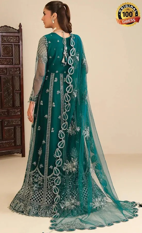 Alizeh PK Embroidered Net Janaan Dress (4)