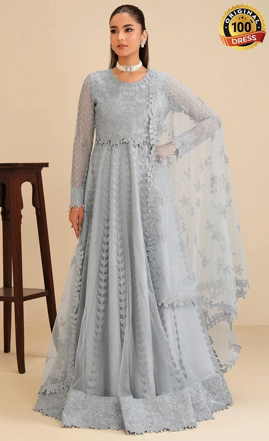Alizeh PK Embroidered Net Shama Dress (4) Alizeh PK Embroidered Net Shama Dress (4)