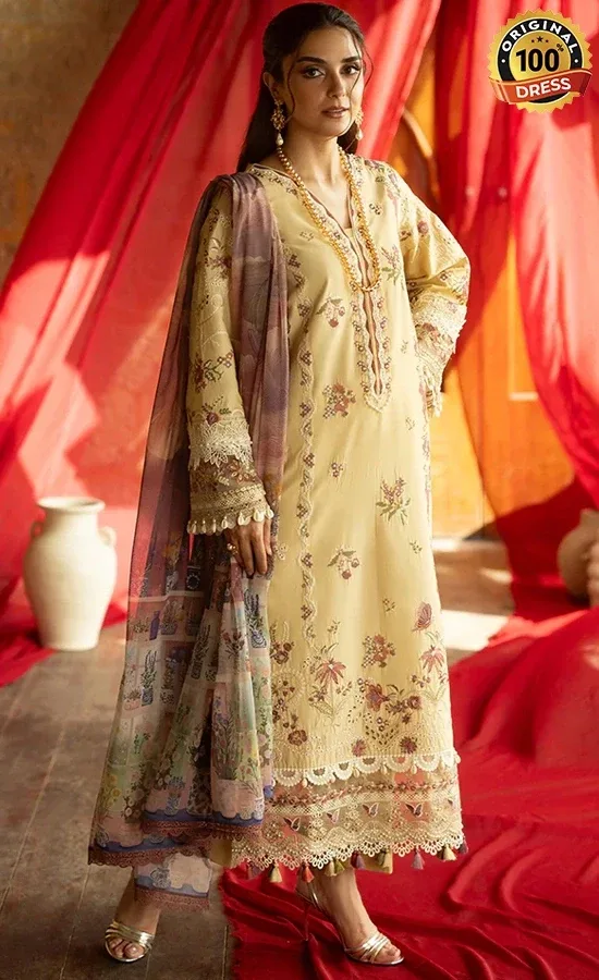 Imrozia PK Embroidered Lawn Nael Dress (3)