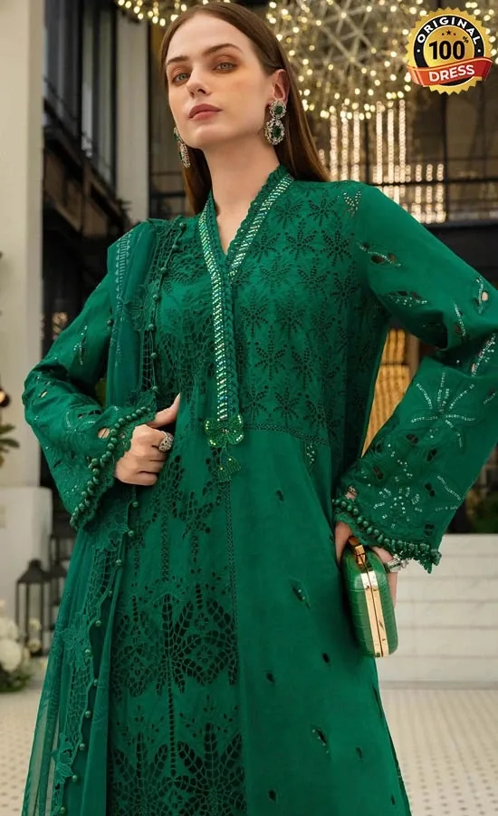 Maria B Embroidered Lawn EL-26-04 Dress (4)