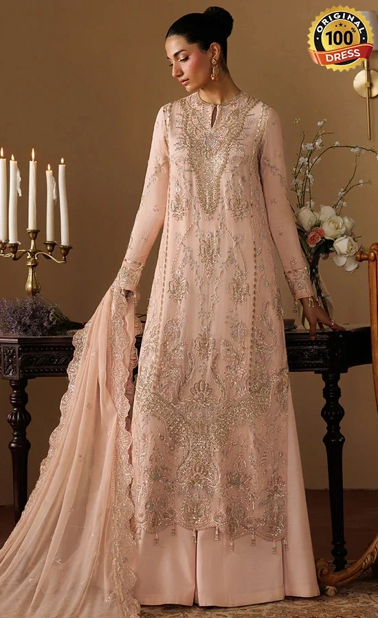 Embroidered Chiffon Reverie Dress (2) Embroidered Chiffon Reverie Dress (2)