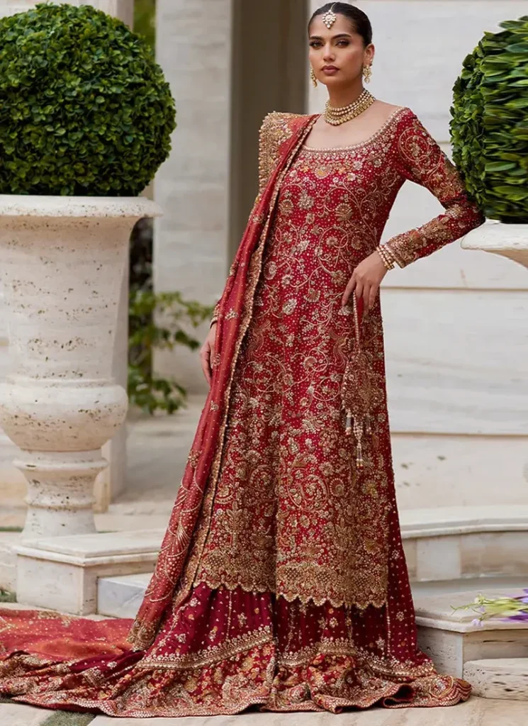 Farah Talib Aziz Red Farshi Lehenga (Inspired Version) Video