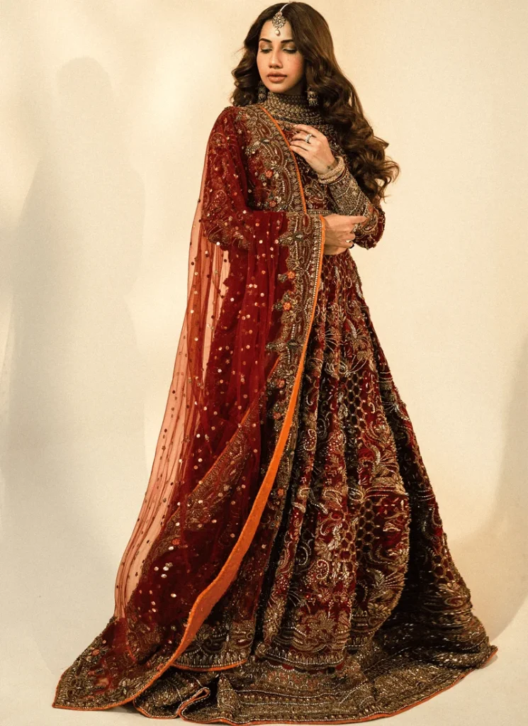 HSY Maroon Lehenga (Inspired Version) Video