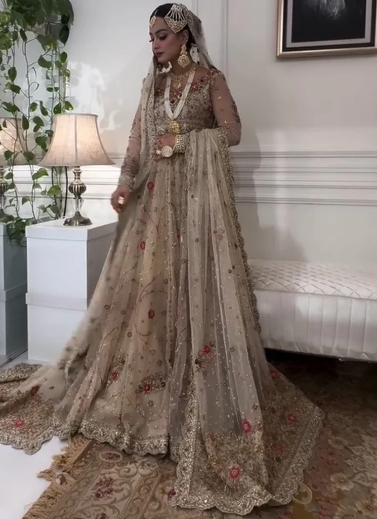 Ivory Bridal Maxi with Gold Embroidery Video