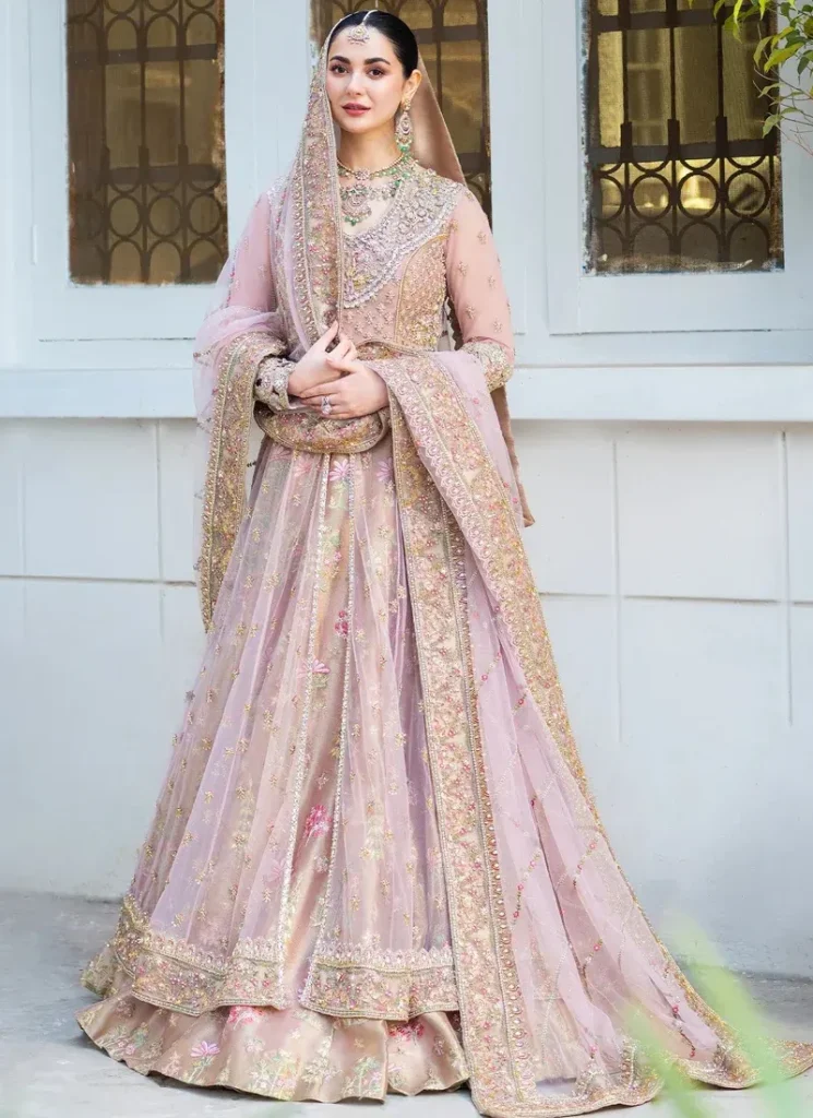 Sadaf Fawad Khan Baby Pink Lehenga (Inspired Version) Video